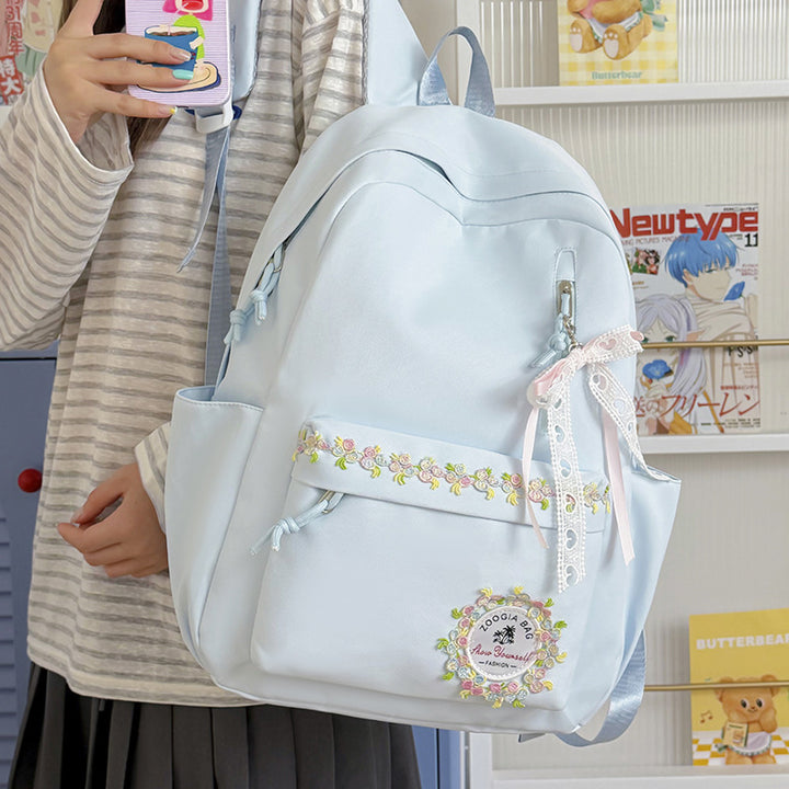 Embroidered Floral Backpack Stornfield