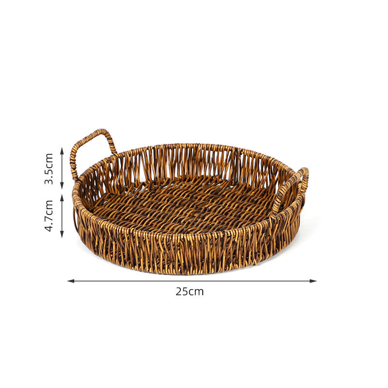 Round Woven Serving Tray Stornfield