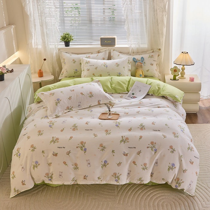 Checked Pattern Bedding Set