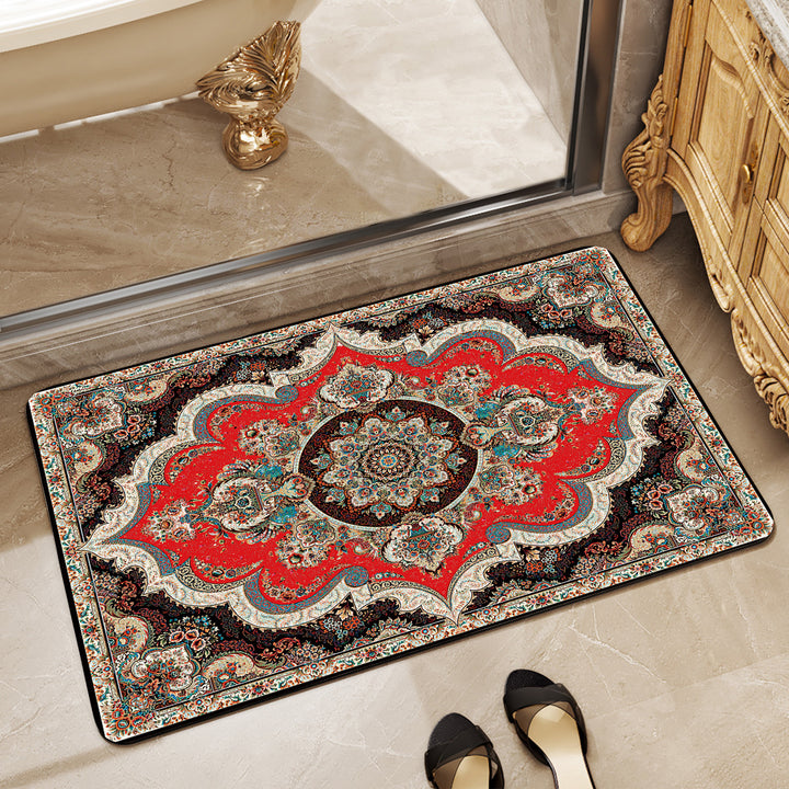Luxurious Vintage-Inspired Bath Mat Stornfield