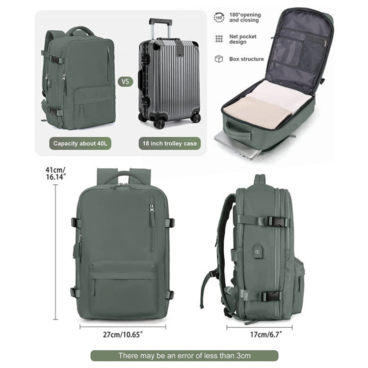 Versatile Travel Backpack with Organizational Compartments Stornfield
