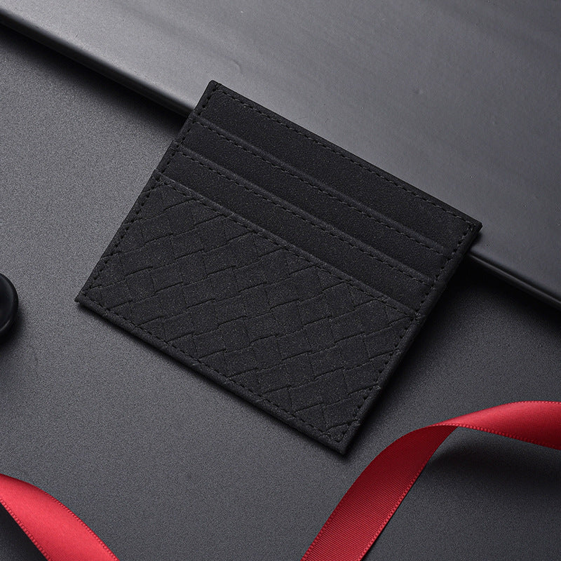 Textured RFID-Blocking Card Holder Stornfield