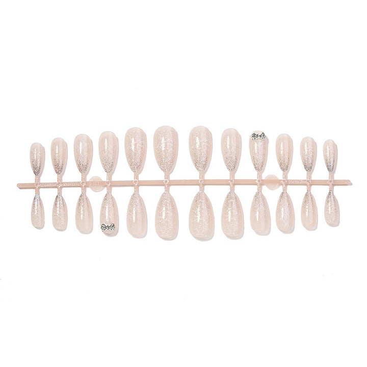 Nail art set with elegant tips and sparkling accents Stornfield