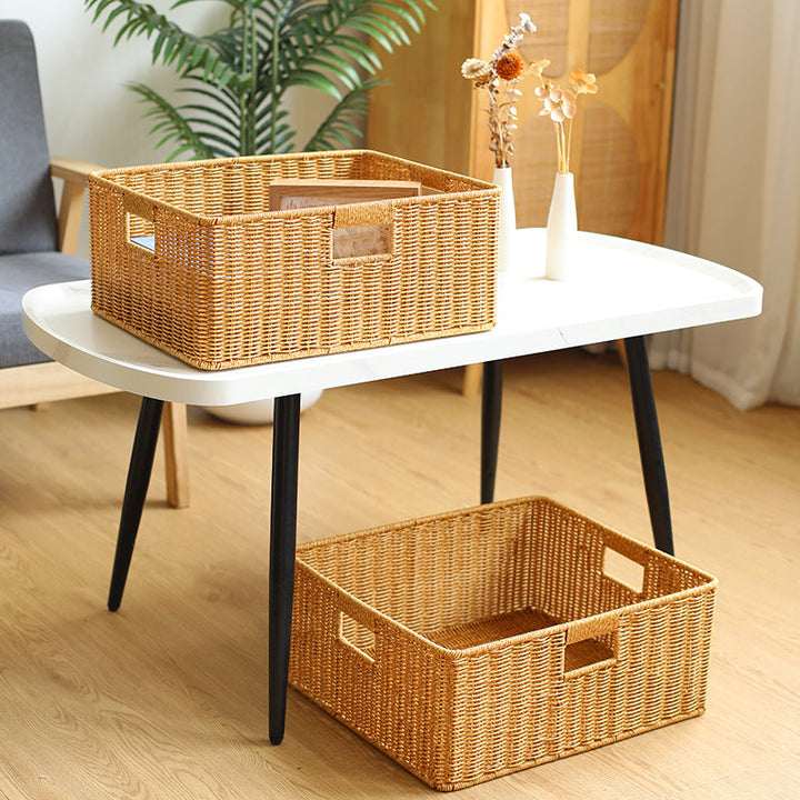 Handcrafted Wicker Storage Tray Stornfield