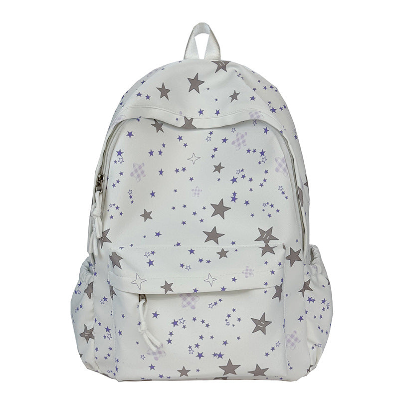 Casual Star-Patterned Backpack Stornfield