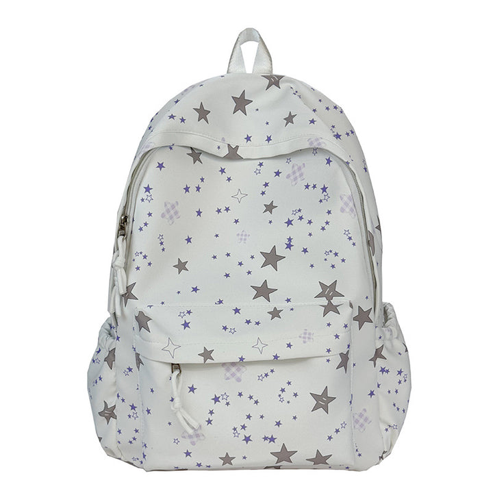 Casual Star-Patterned Backpack Stornfield