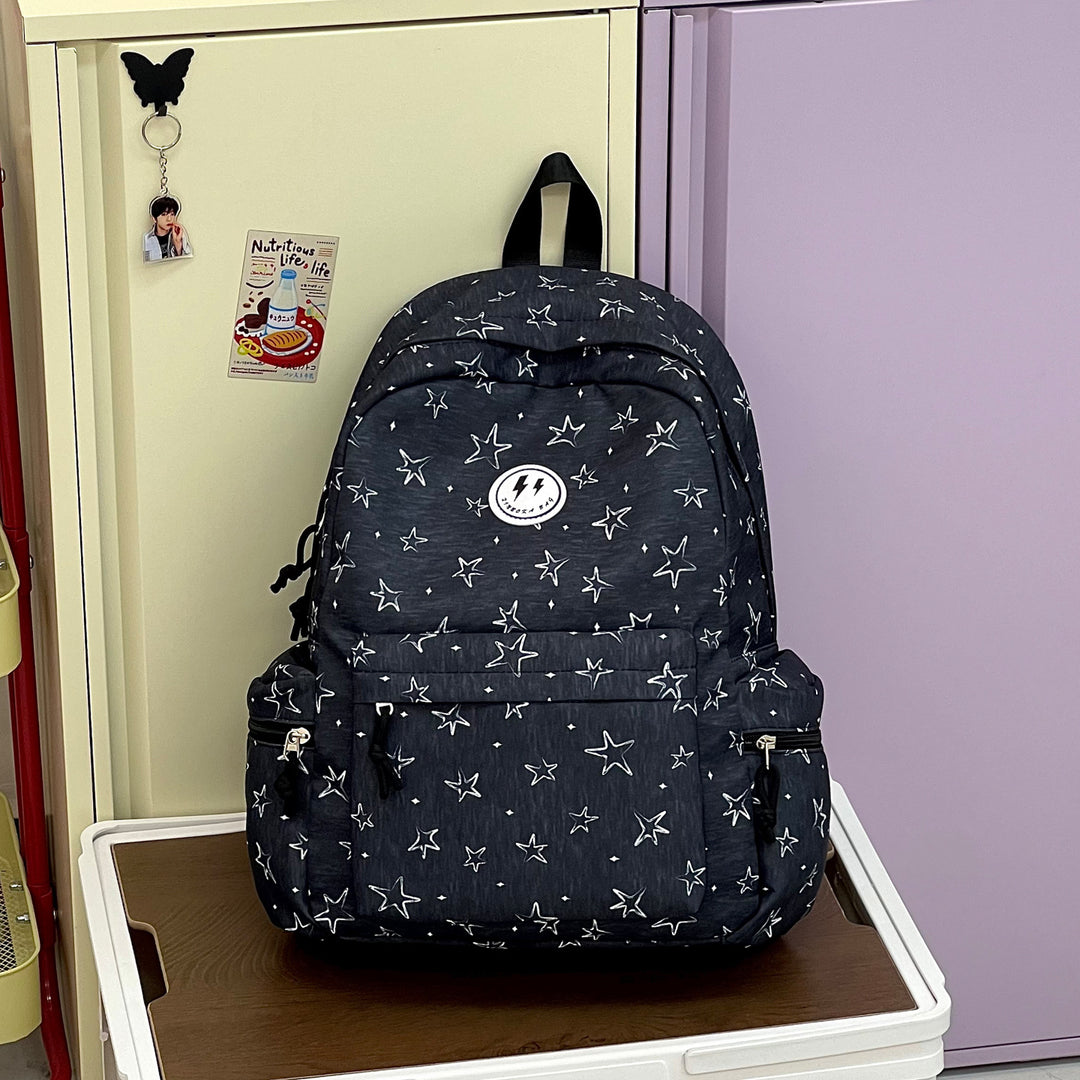 Fun Star-Accent Casual Backpack Stornfield