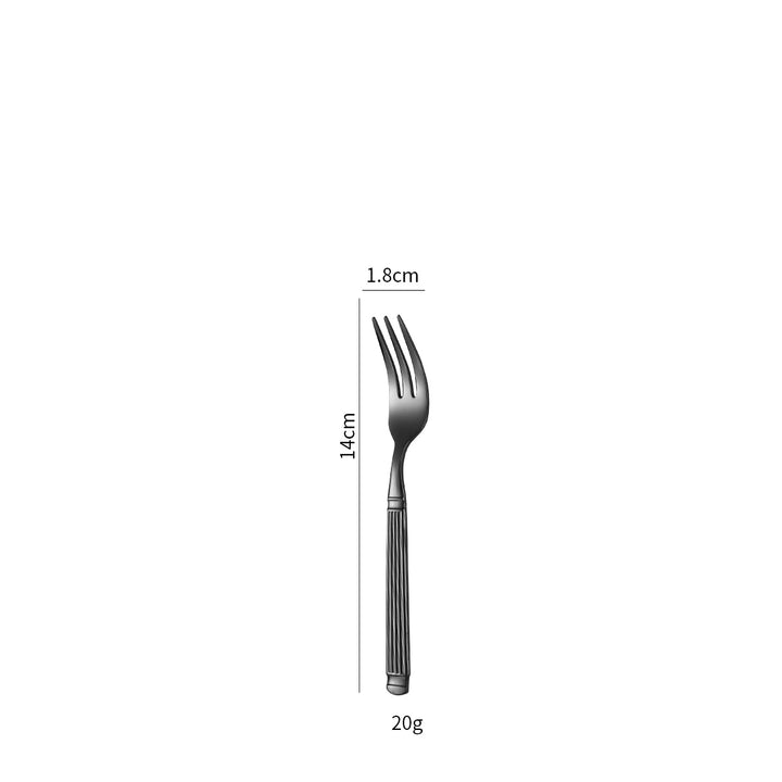 Elegant dessert spoon with exclusive surface design Stornfield