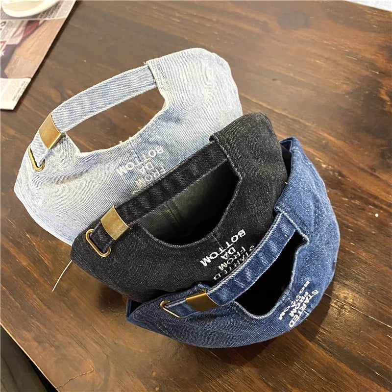 Women's Casual Distressed Denim Cap Stornfield