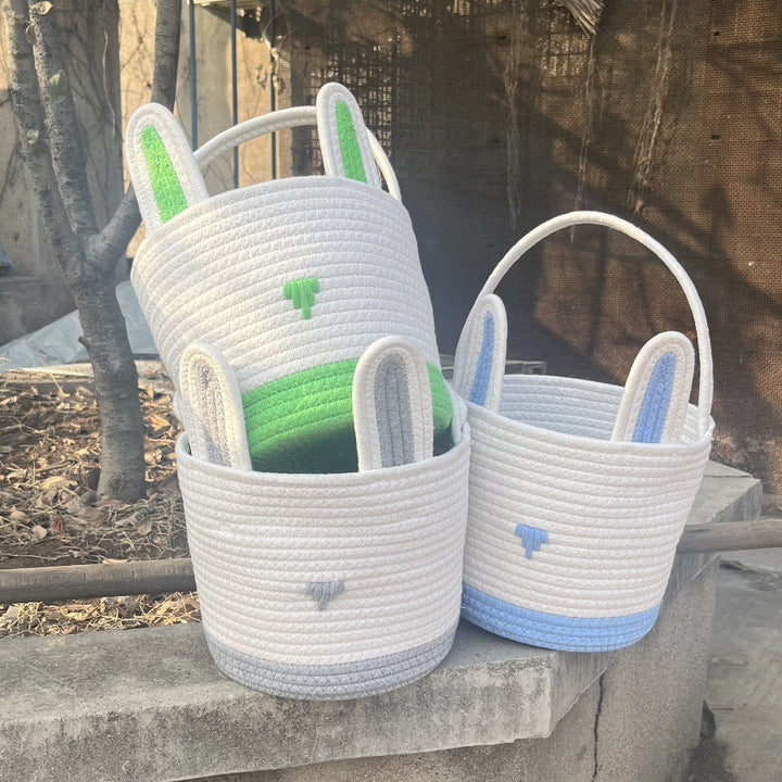 Women cute storage basket with bunny ears Stornfield