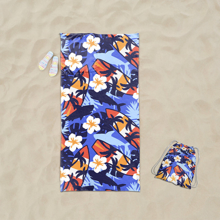 practical beach towel with integrated tote bag design Stornfield