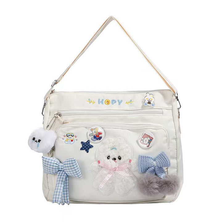 Plush Embellished Handbag Stornfield