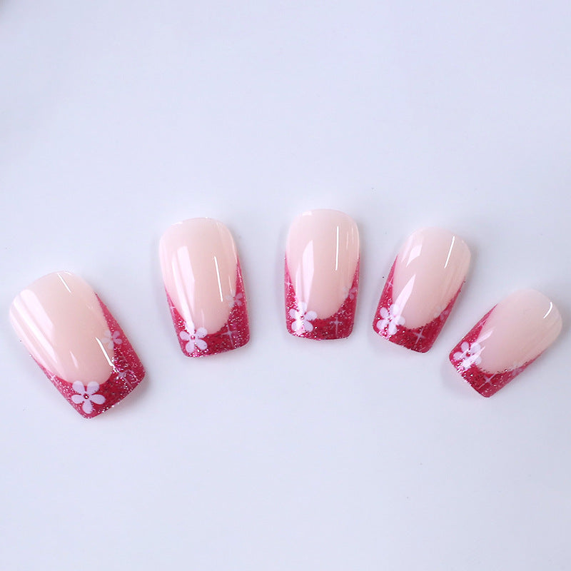 Floral Gradient Nail Art Stornfield