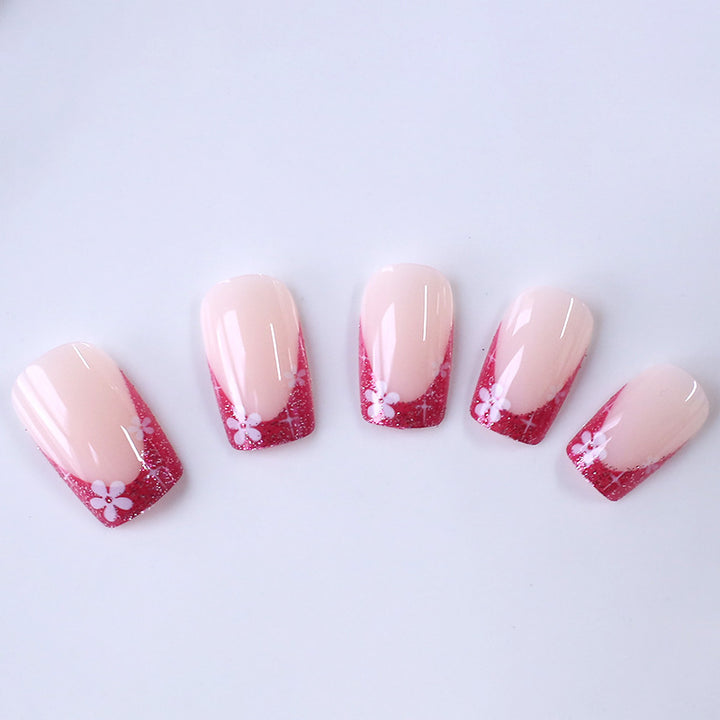 Floral Gradient Nail Art Stornfield