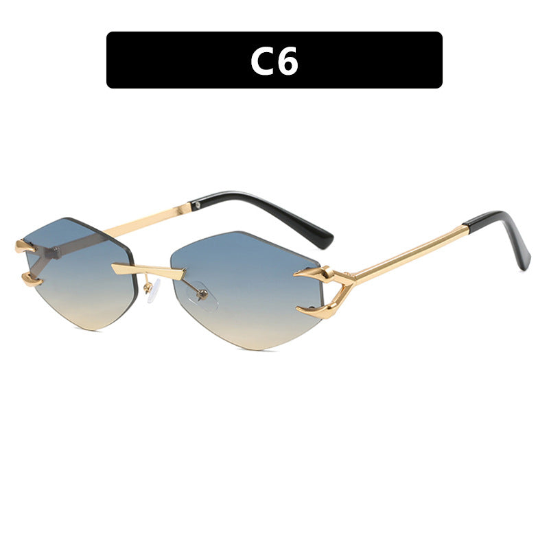 Women's extravagant hexagonal sunglasses with innovative frame and UV protection Stornfield