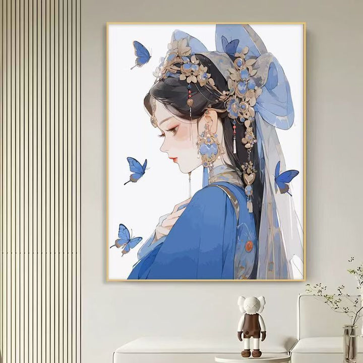 Elegant Butterfly-Themed Canvas Art Print Stornfield