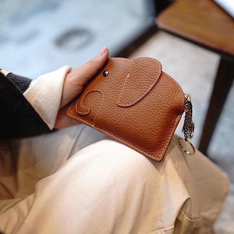 Cute Elephant-Shaped Coin Pouch