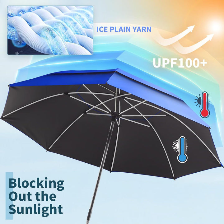 Women Adjustable Parasol with Clip-Mount Stornfield