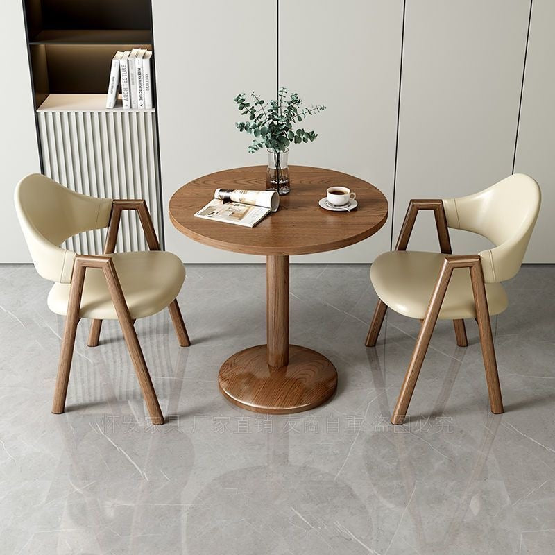 Designer table with marble top and stable metal base Stornfield