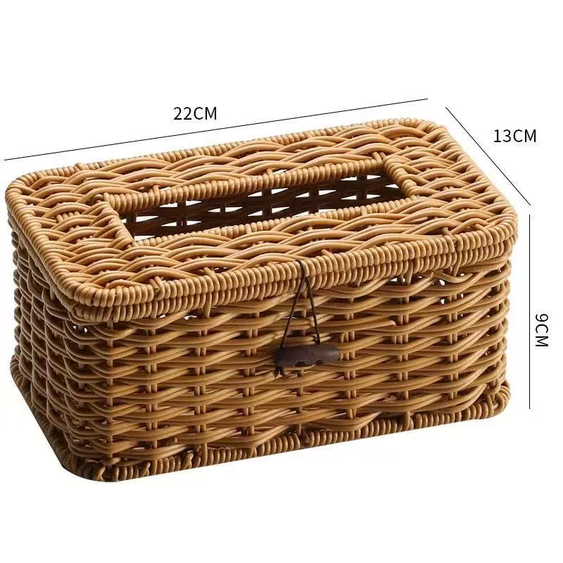 Handcrafted Wicker Storage Box Stornfield