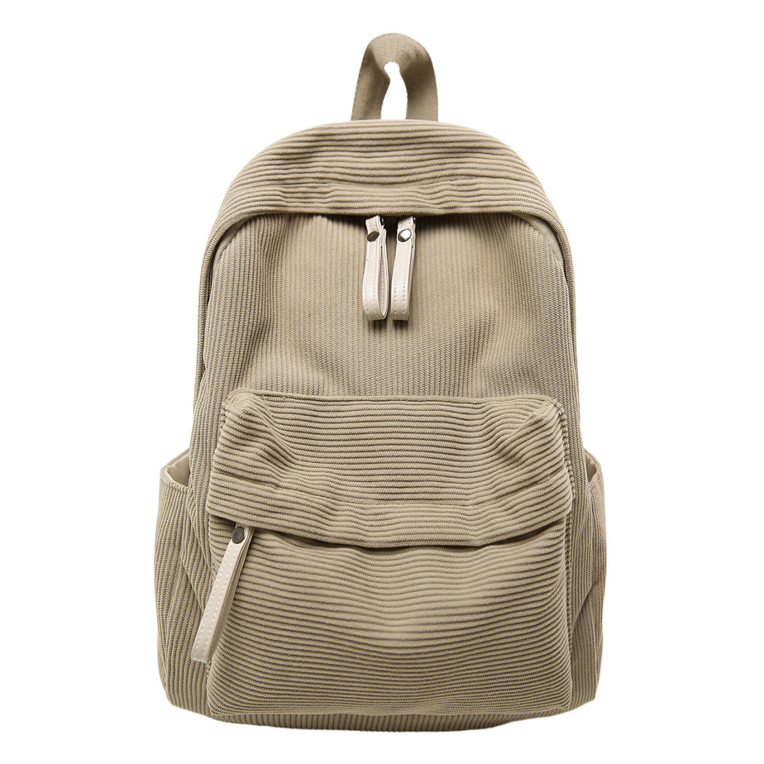 Textured Fabric Casual Backpack Stornfield