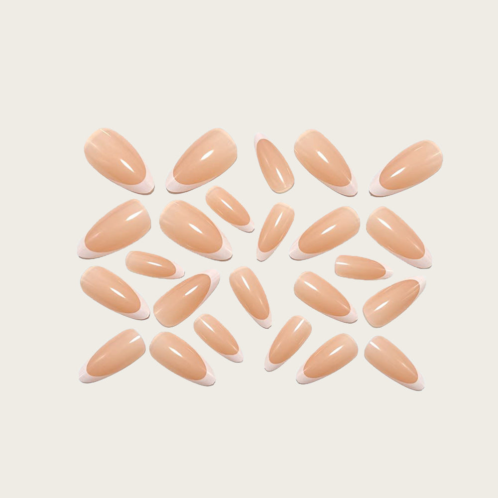 Artificial nails with fashionable French tip design Stornfield