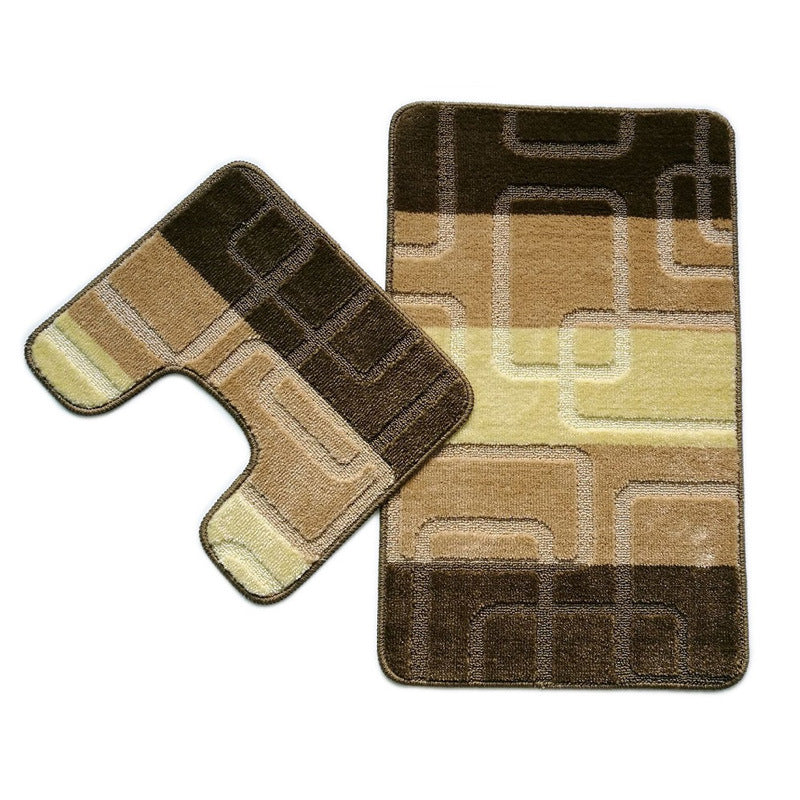 Soft Plush Bathroom Mat Set