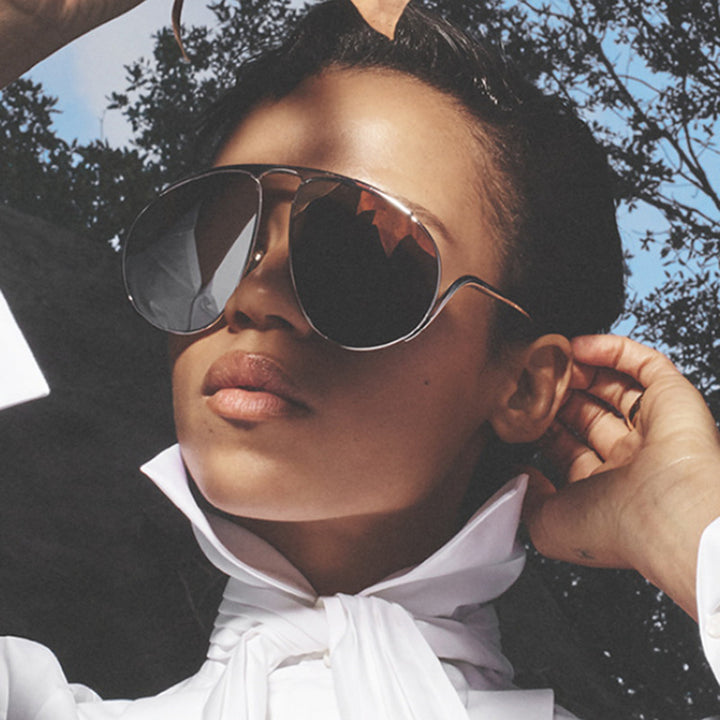 Ladies fashionable pilot sunglasses with polarized lenses and elegant metal frame Stornfield