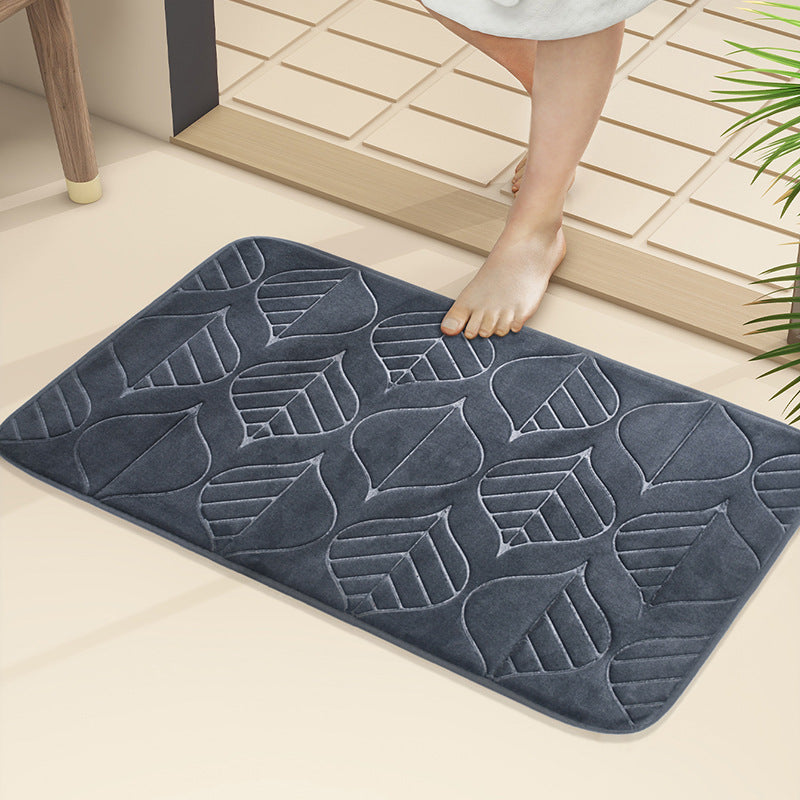 Plush Bathroom Mat for Home