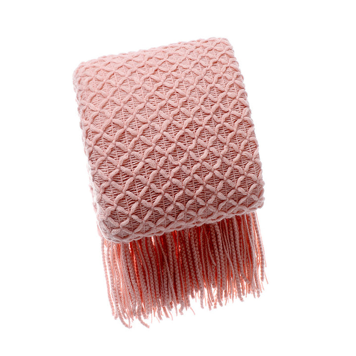 Women elegant structured blanket Stornfield