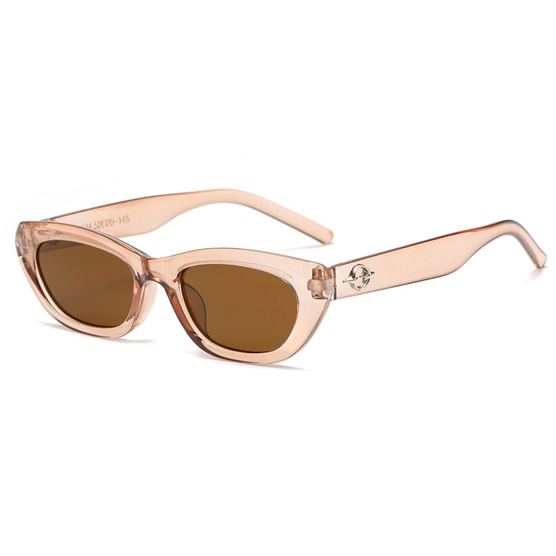 Women's Cat-Eye Sunglasses with Elegant Transparent Frame and UV Protection Stornfield