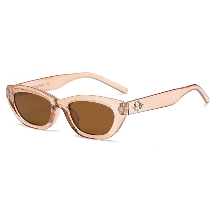 Women's Cat-Eye Sunglasses with Elegant Transparent Frame and UV Protection Stornfield