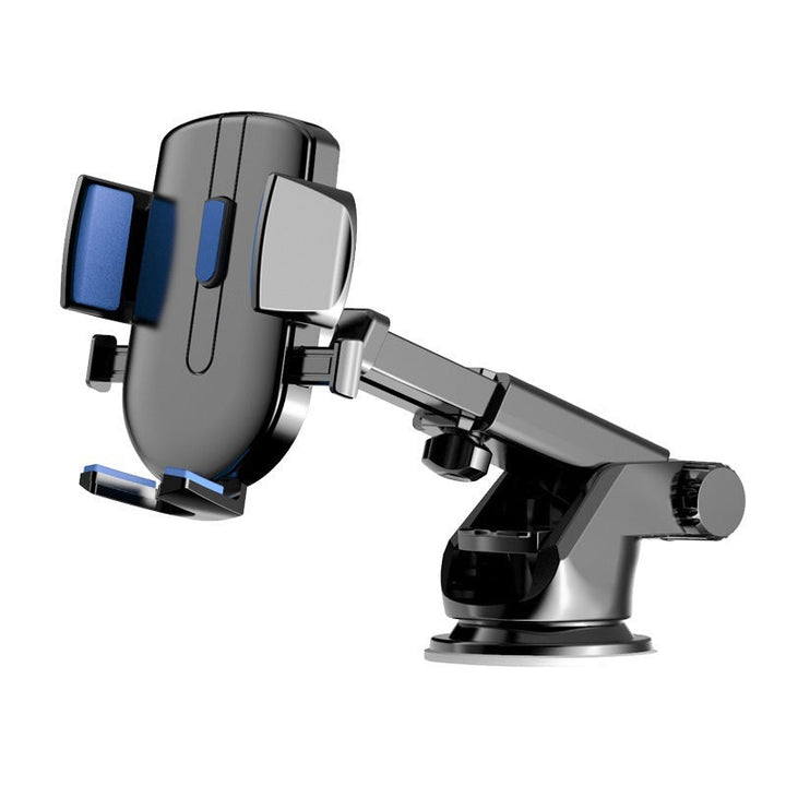 Adjustable telescopic suction car phone holder with full rotation gravity auto-lock Stornfield