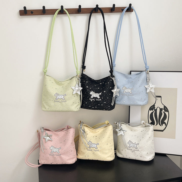WoCasual Star-Print Crossbody Bag Stornfield