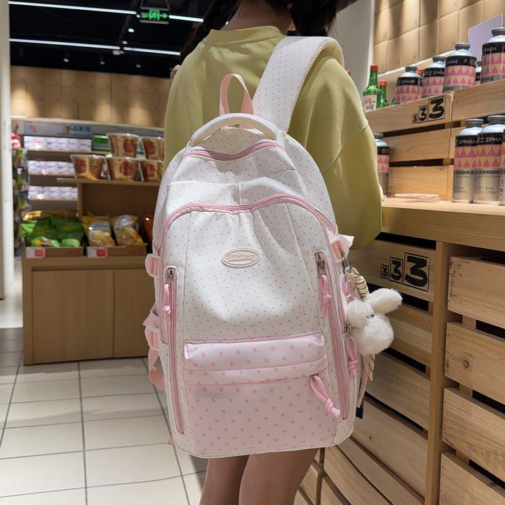 Decorative Star-Patterned Backpack Stornfield