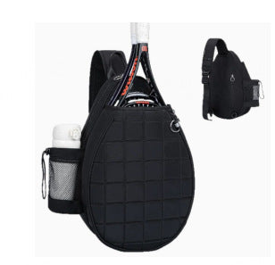 Sporty racket carry bag with integrated bottle holder Stornfield