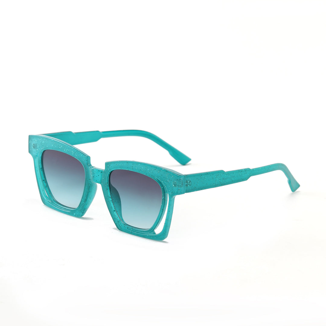 Ladies trendy geometric sunglasses with stylish square frame Stornfield