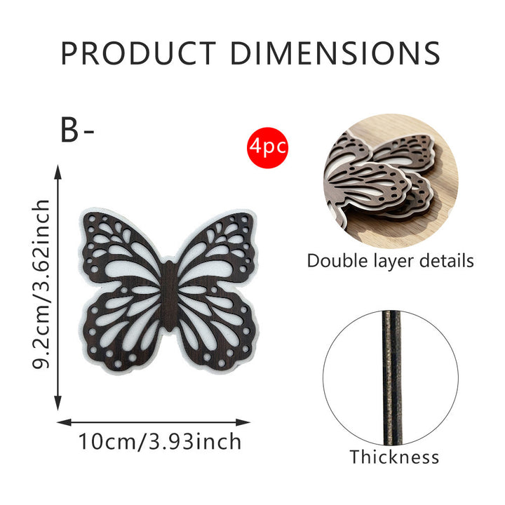 Decorative Butterfly Wooden Figure Stornfield