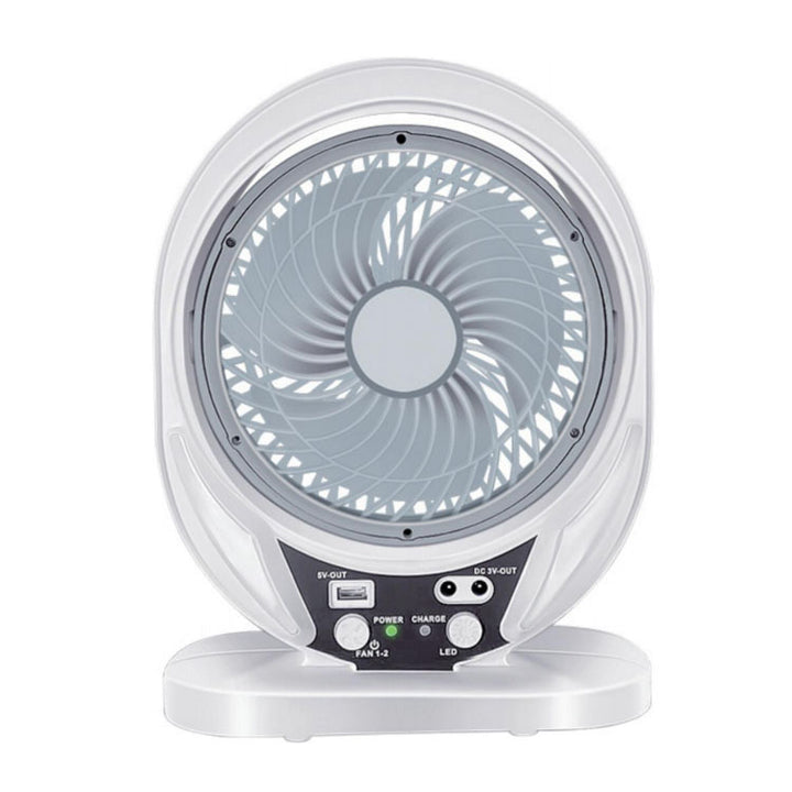 Ladies portable 4-in-1 solar fan with LED lamp Stornfield