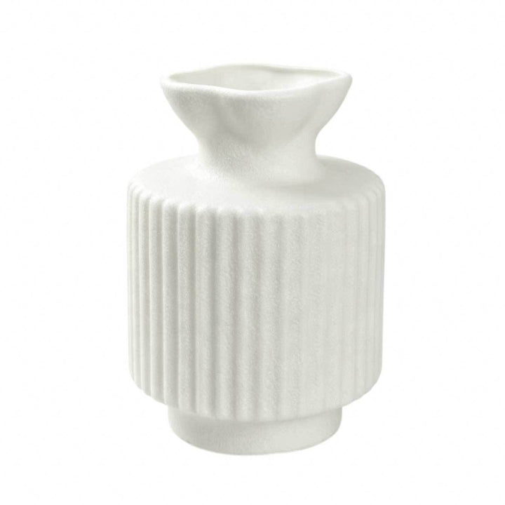 Textured Ceramic Flower Vase Stornfeild