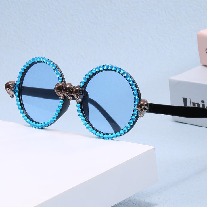 Women Extravagant round sunglasses Stornfield