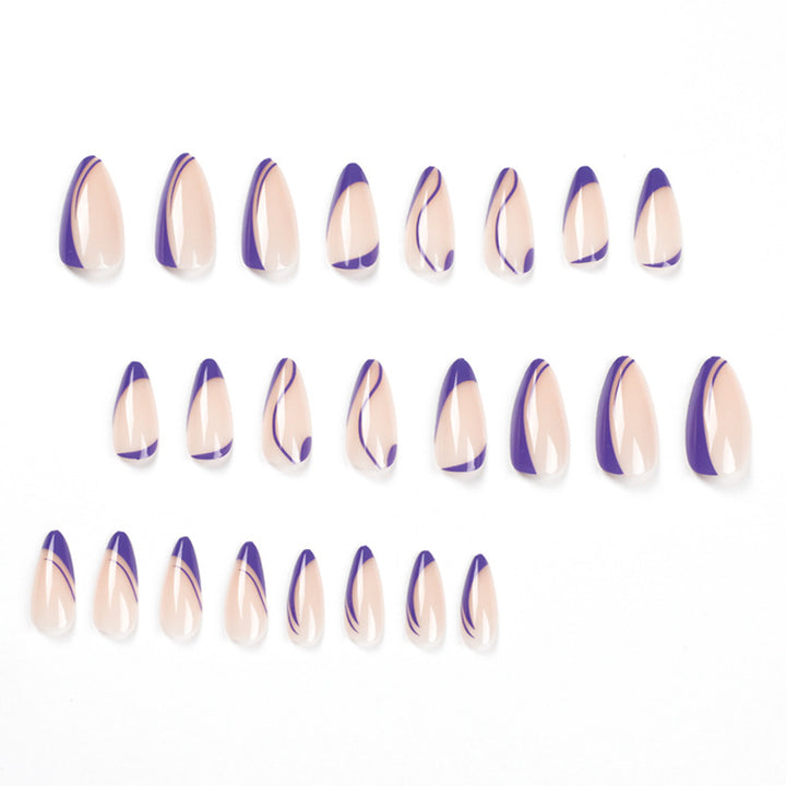 Artificial gel nails with elegant design Stornfield
