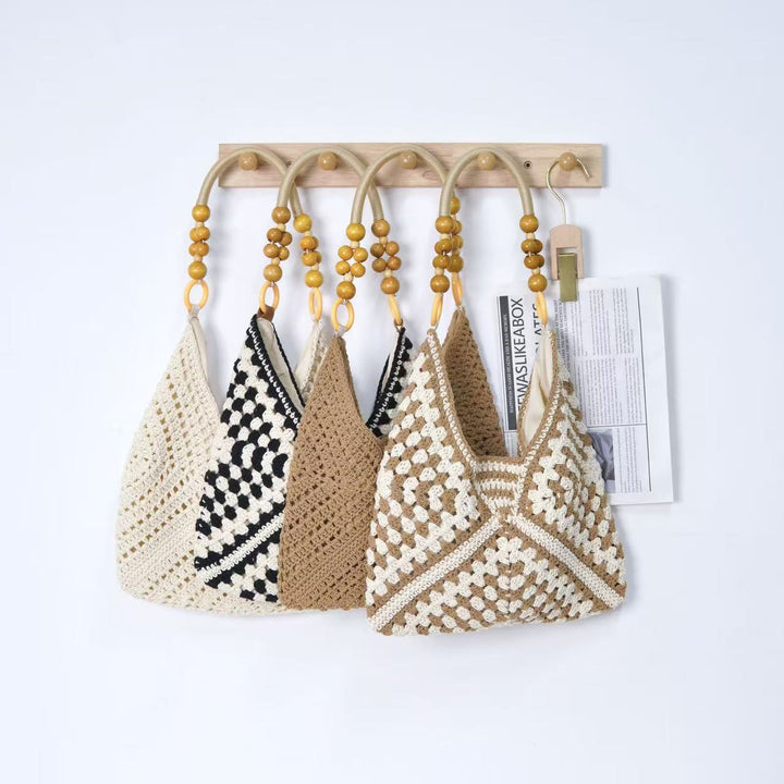 Handbag with Bohemian crochet look Stornfield