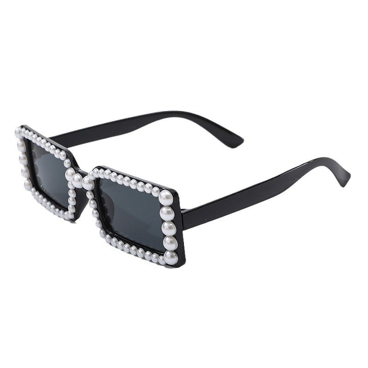 Pearl-Embellished Retro Sunglasses Stornfield