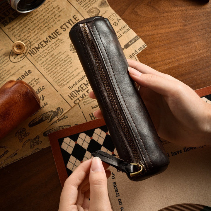 Stylish Leather Pencil Case