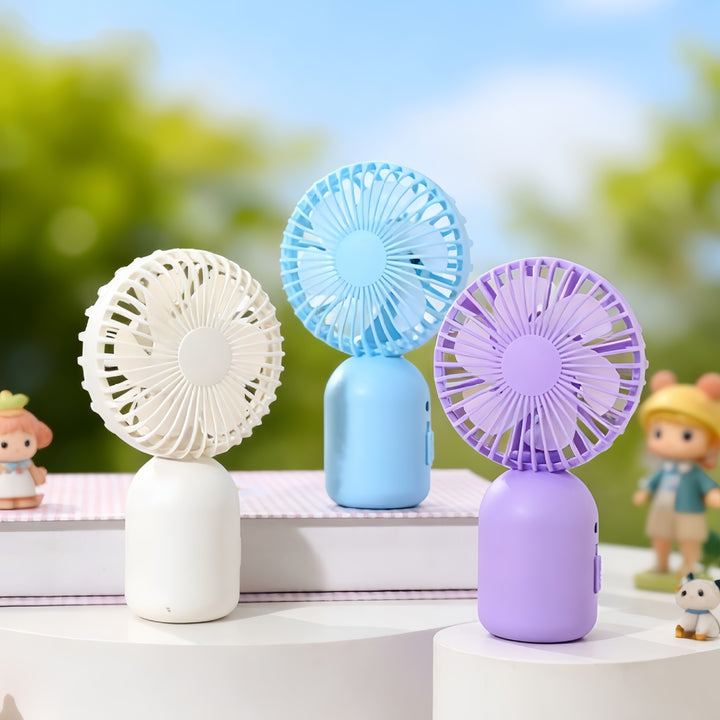 Unisex handheld fan in playful design Stornfield