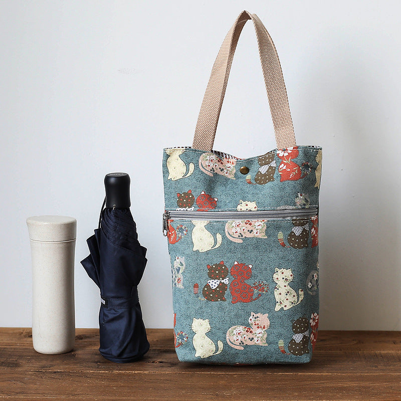 Stylish Cat-Themed Tote Bag Stornfield