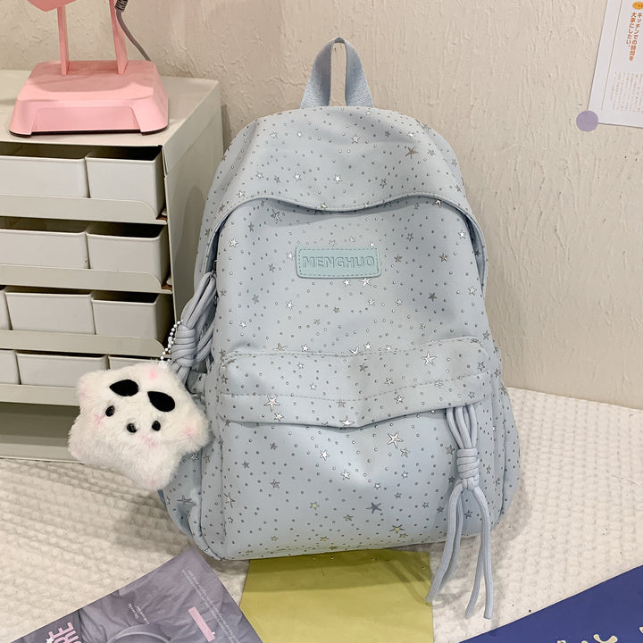 Star-Print Casual School Backpack Stornfield