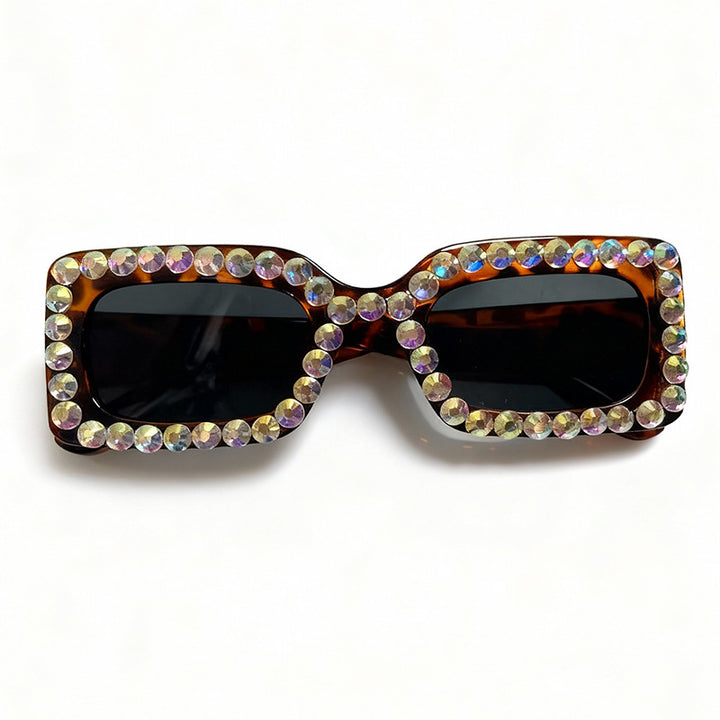Decorative Rhinestone-Embellished Sunglasses Stornfield
