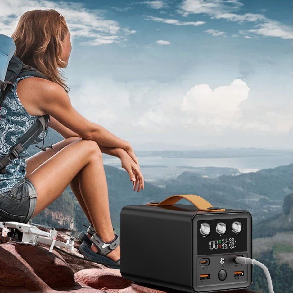 Portable multifunction power bank with digital display and fast charging function Stornfield